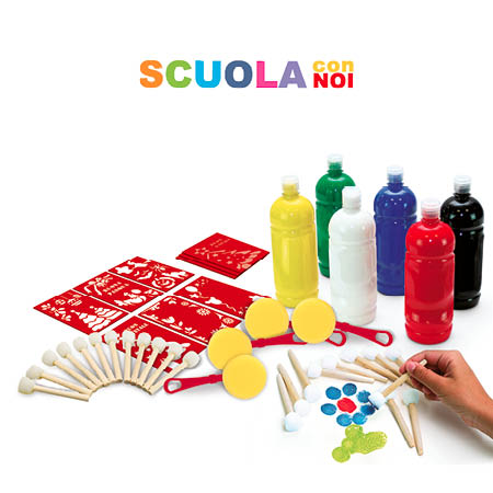 artist junior - Set di colori a tempera per la scuola